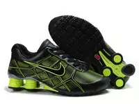 jogging shox -turbo12 nike hommes chaussures 2013 leather black green